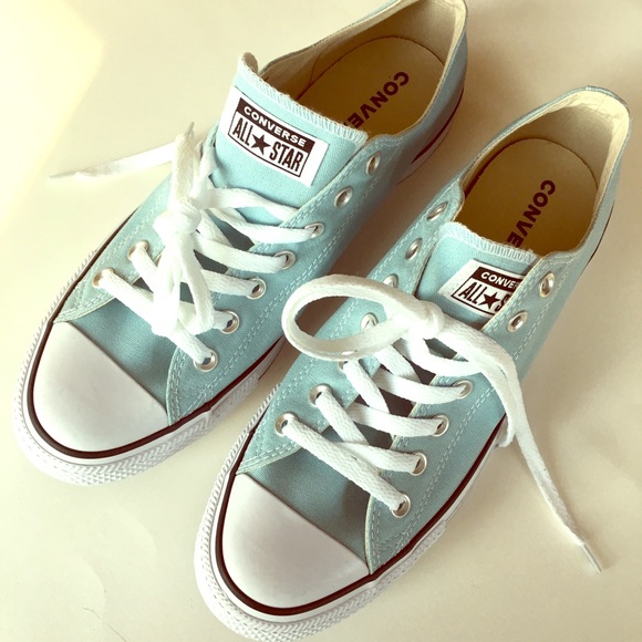 Converse Other - NEW CONVERSE blue green low sneaker 10m 12w 44EU